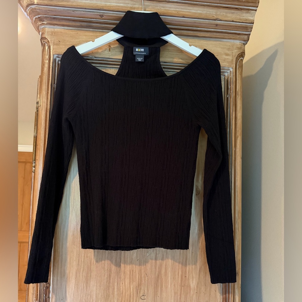 Maeve Choker Pullover Sweater size M